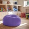 Flash Furniture Bean Bag Chair, 30 in W 30" L 18" H DG-BEAN-SMALL-SOLID-PUR-GG - alternate 3